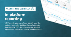 in platform reporting webinar