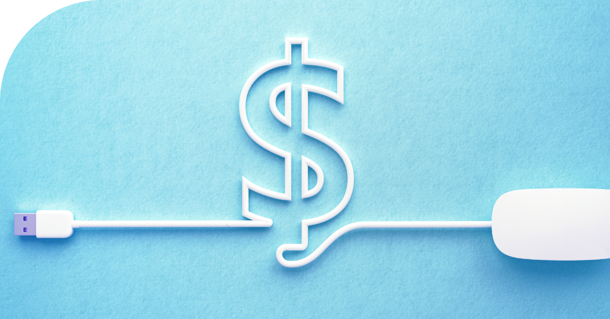 A mouse and a dollar sign.