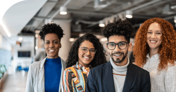 Portrait of business team in the office