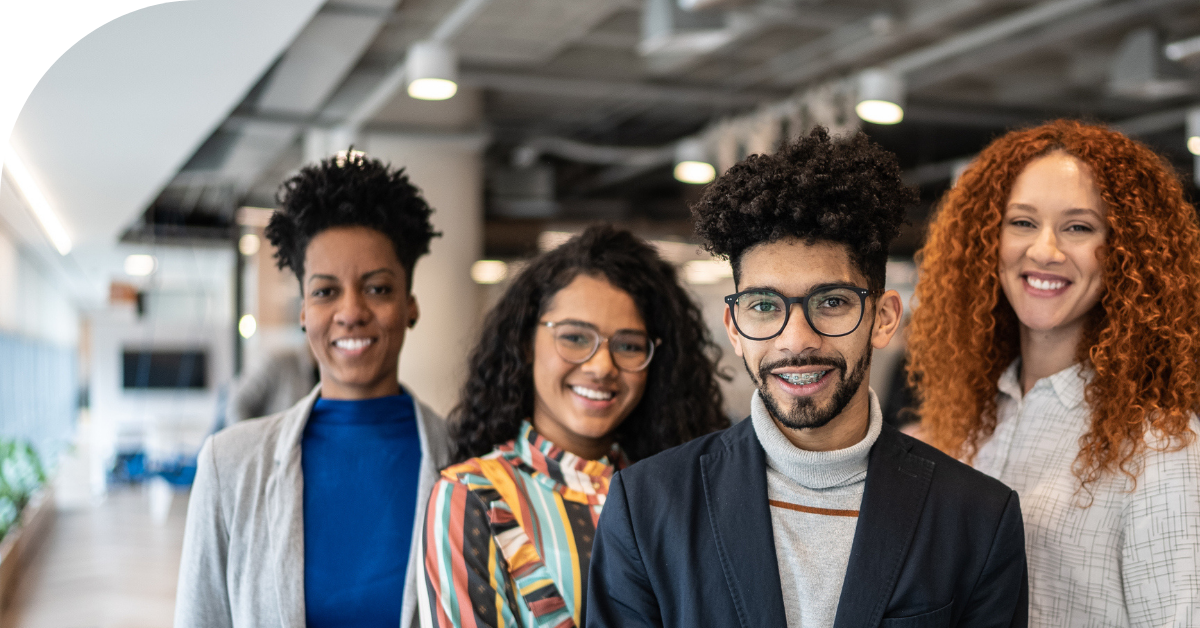 Portrait of business team in the office