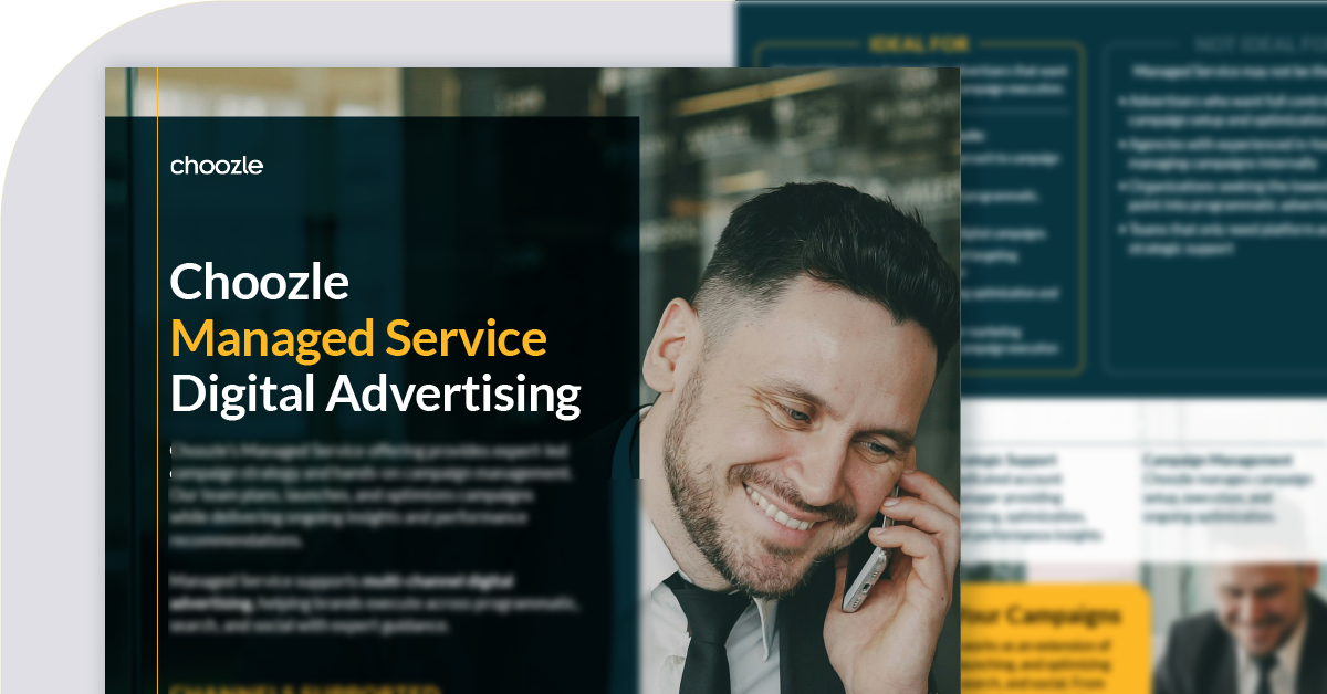 Choozle Managed Service Digital Advertising