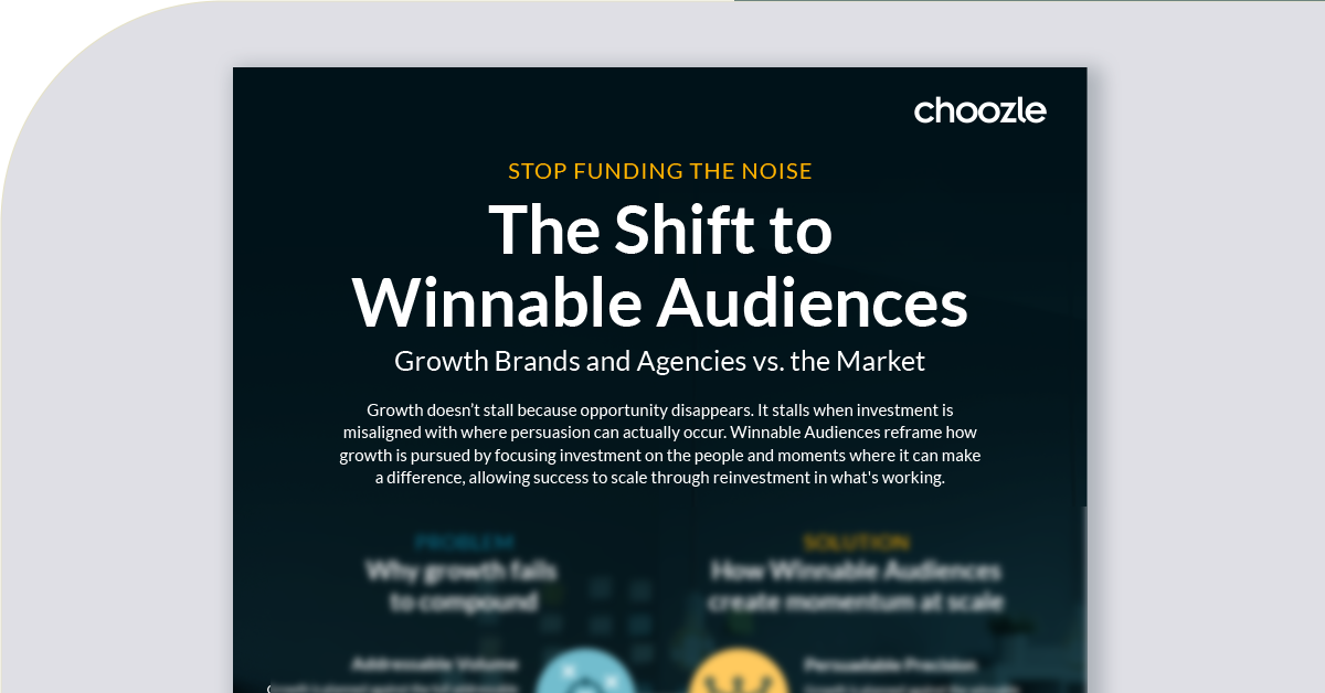 The Shift to Winnable Audiences Infographic
