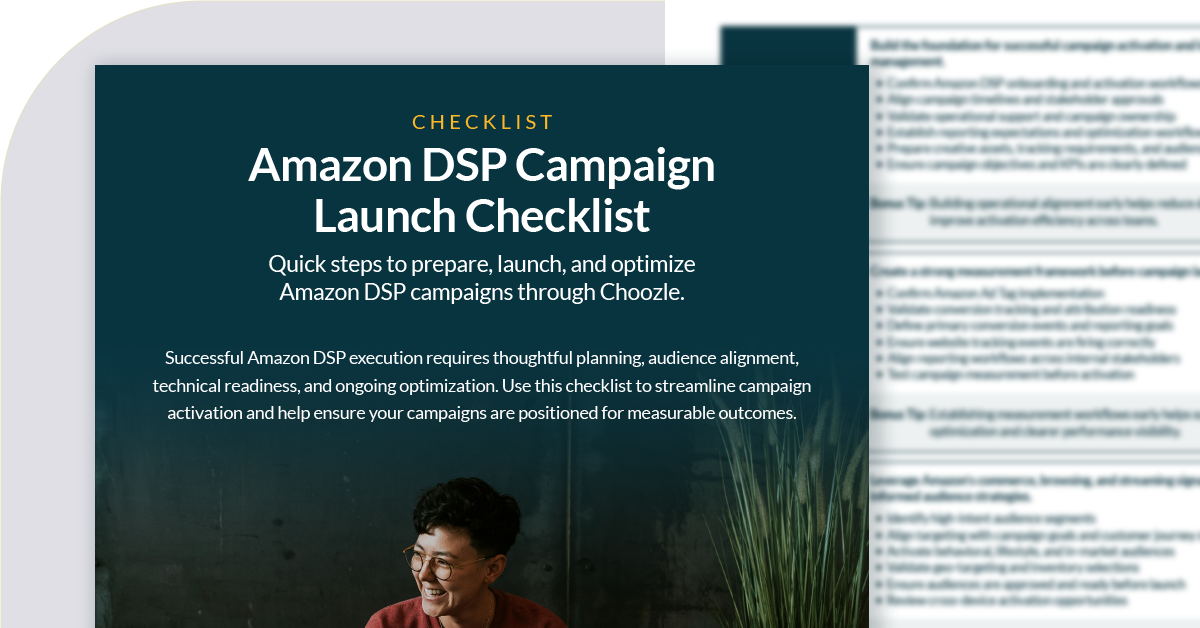 Amazon DSP Campaign Launch Checklist