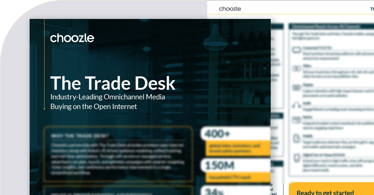 The Trade Desk + Choozle Partnership